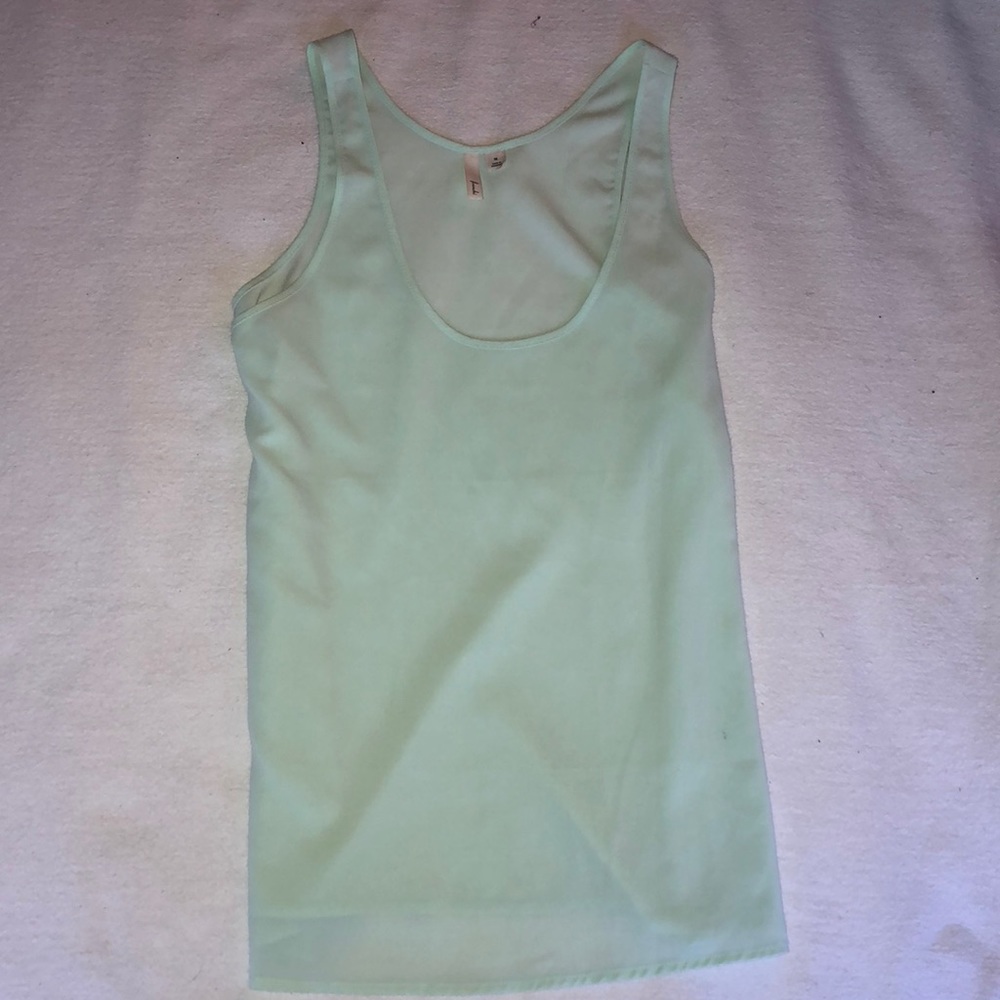 Frenchi medium mint tank